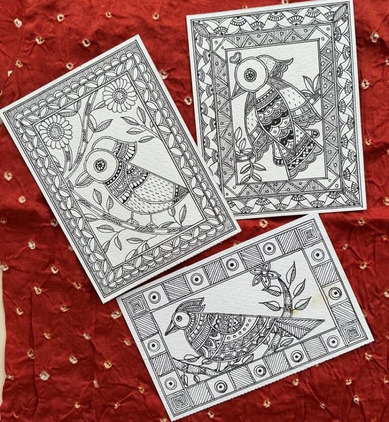 Madhubani postcards