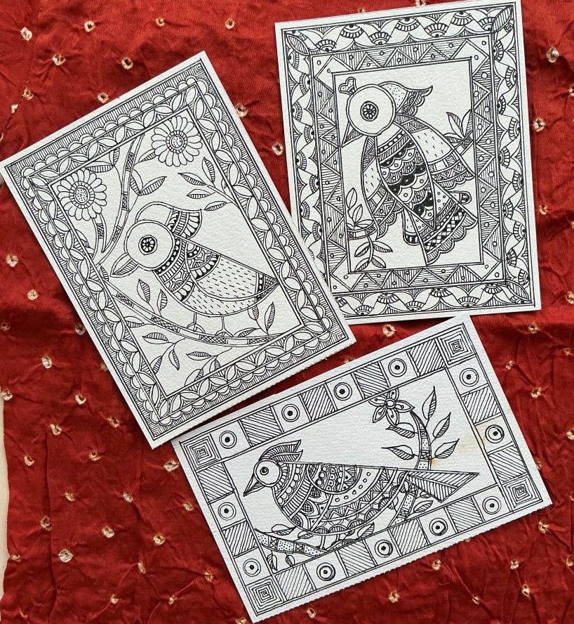 Madhubani birds