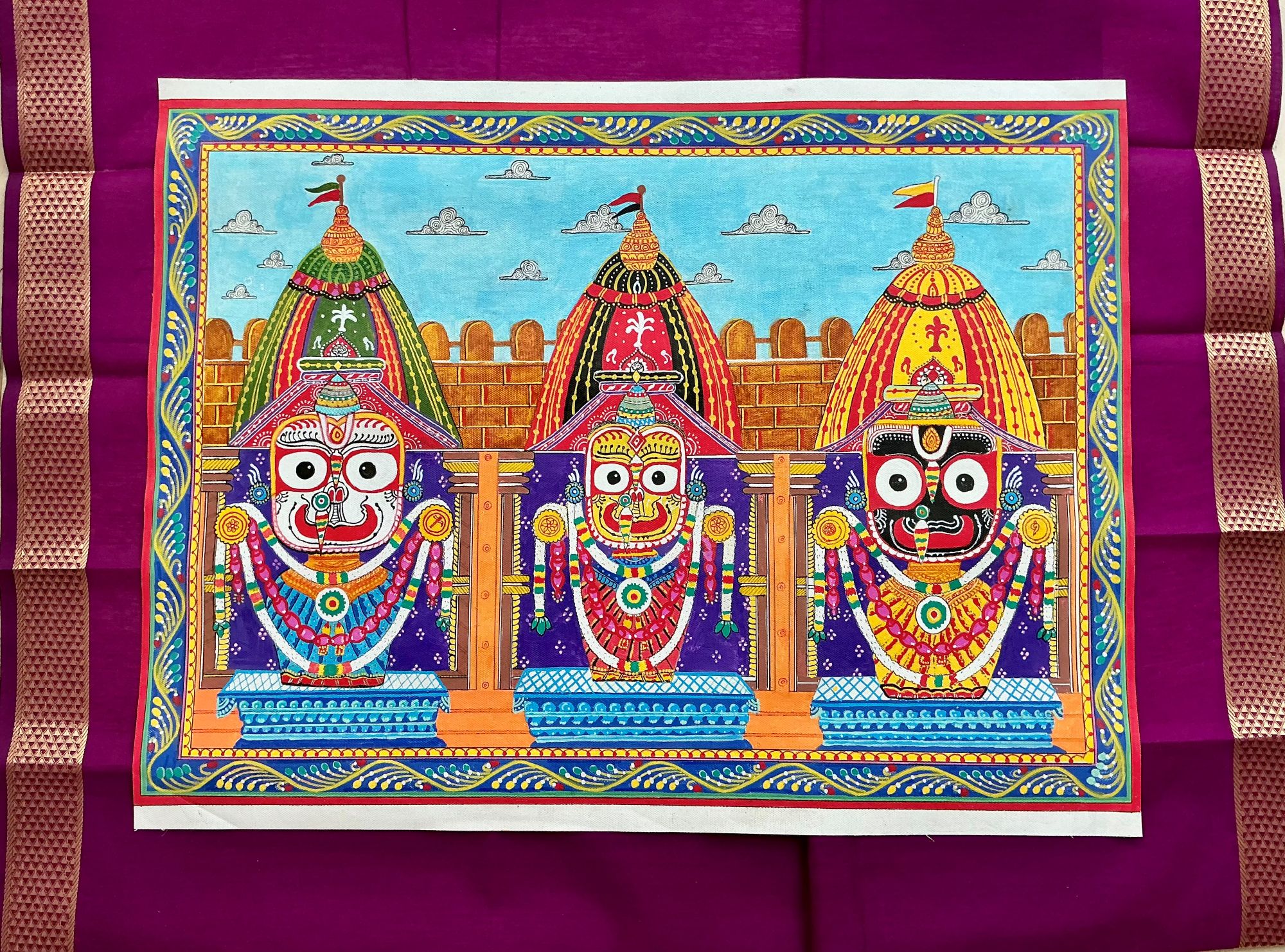 Jagannath Rath Yatra Pattachitra